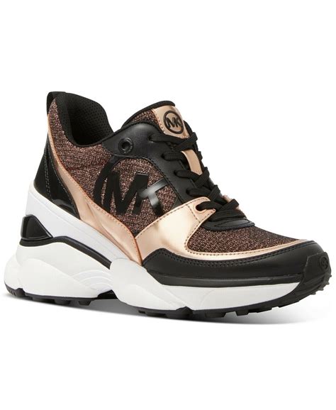 michael kors marina snekaer|Michael Kors rose gold sneakers.